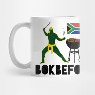 Bokbefok Braai Ninja Bok Rugby Supporter Mug